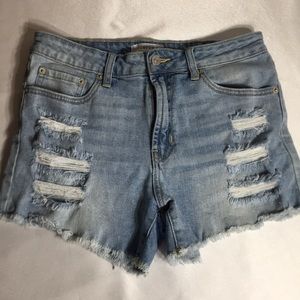 High rise shorts